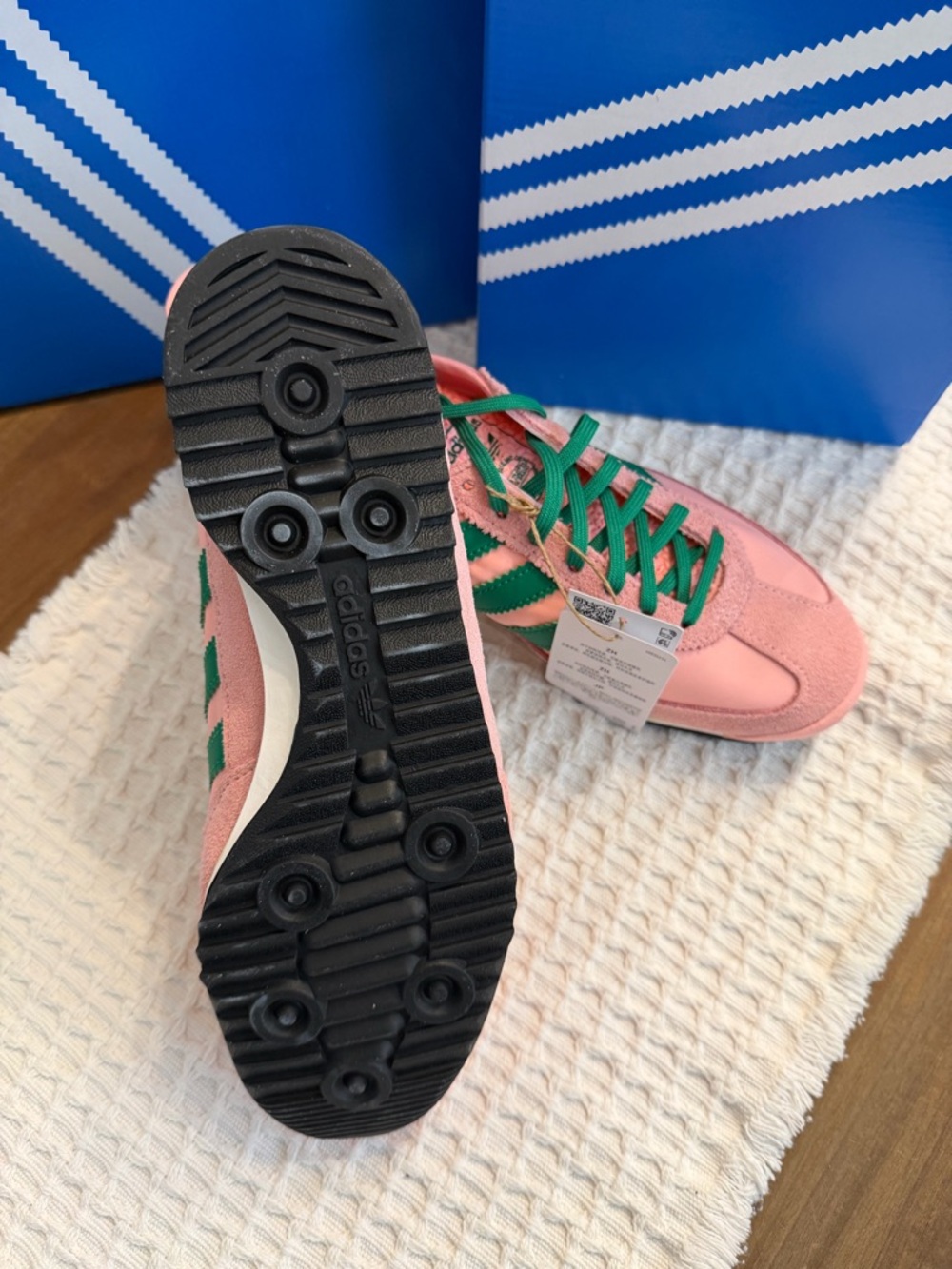 adidas SL 72 OG W Glow Pink / Green / Core Black - Picture 9 of 10